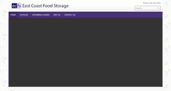Desktop Screenshot of eastcoastfoodstorage.com